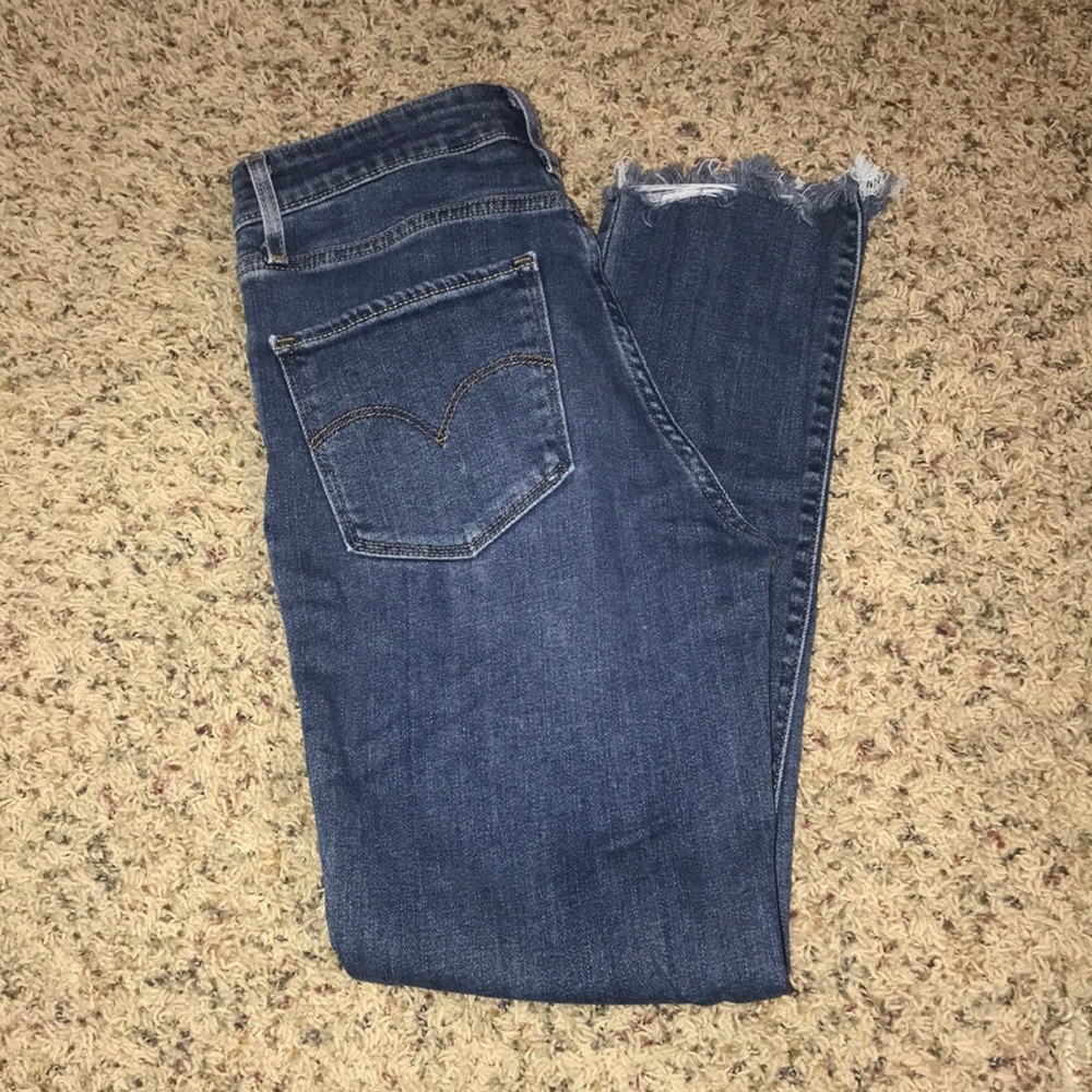 Levi blue jeans 721 high rise skinny